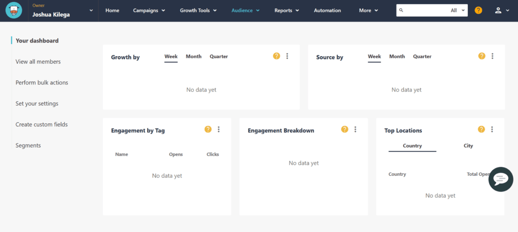 moosend audience segmentation