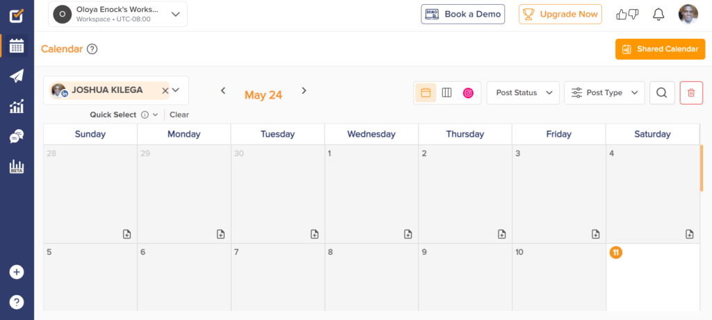 Content Calendar