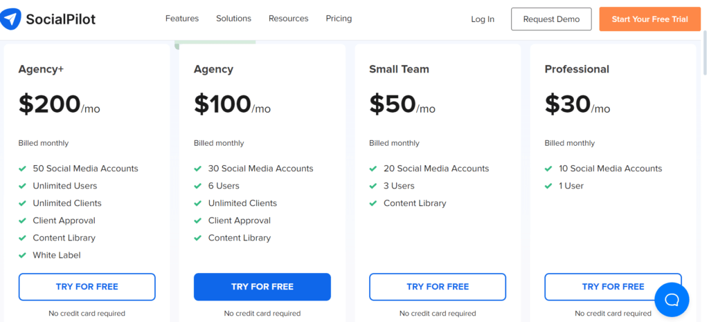 socialpilot pricing