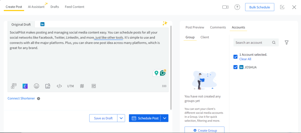 Socialpilot post Scheduling