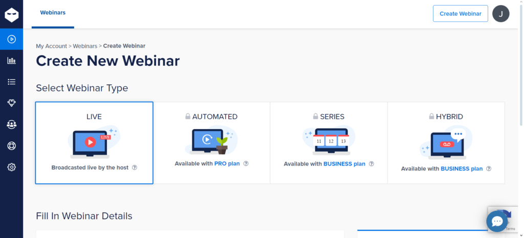 Webinar Types