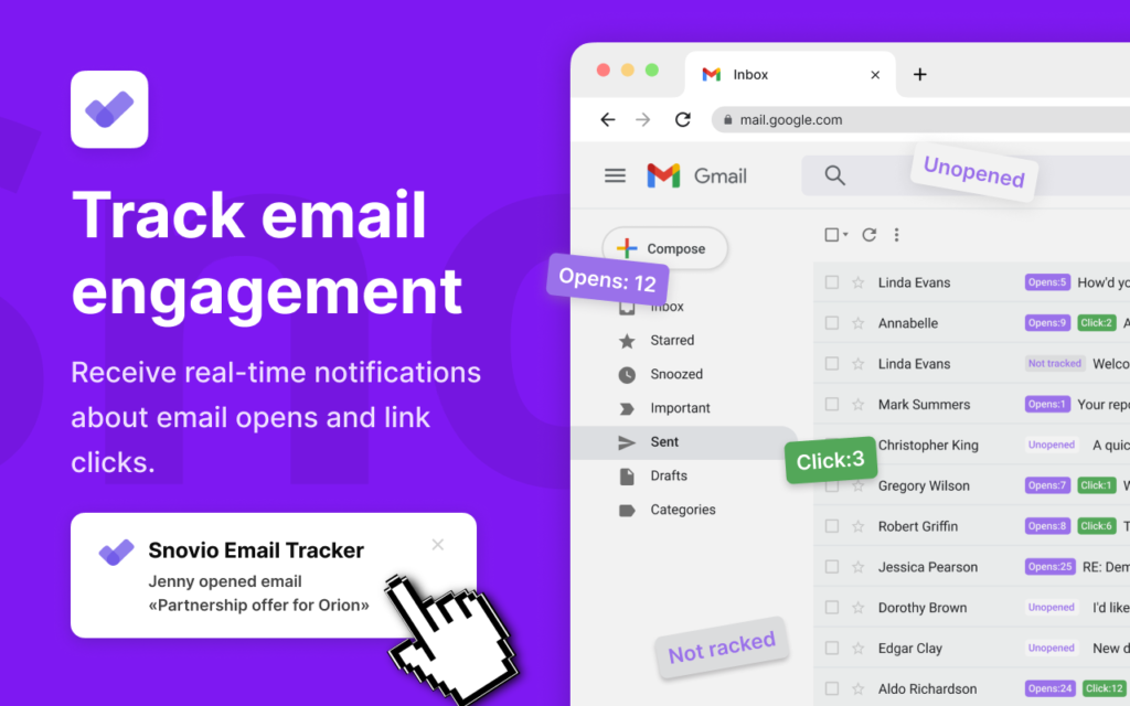 Email Tracker by Snov.io