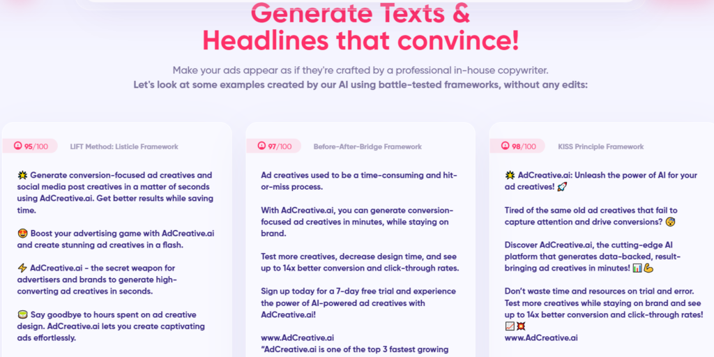 adcreative.ai text