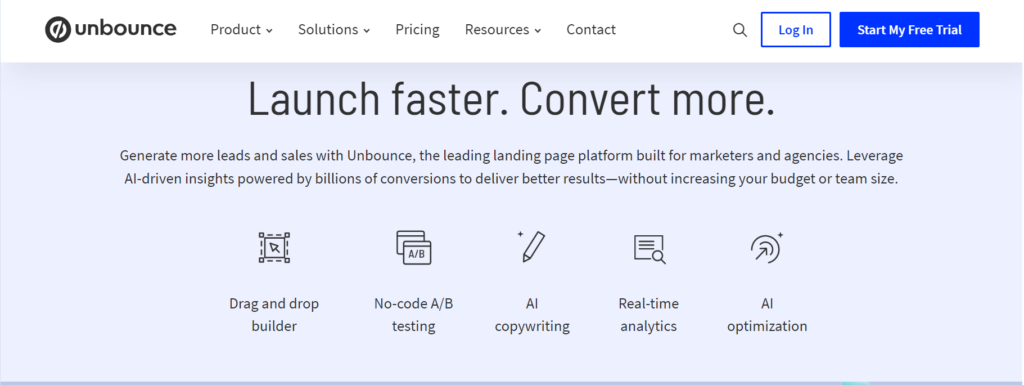 Unbounce vs ClickFunnels