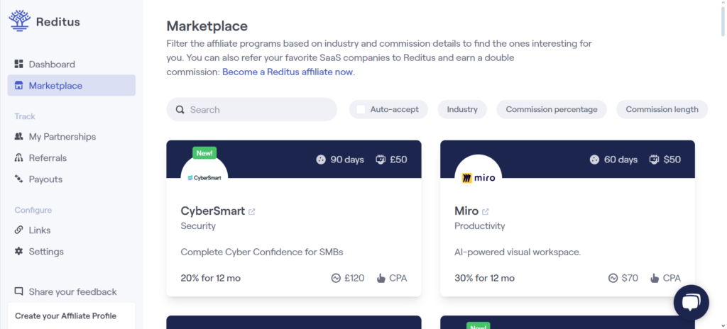 getreditus marketplace