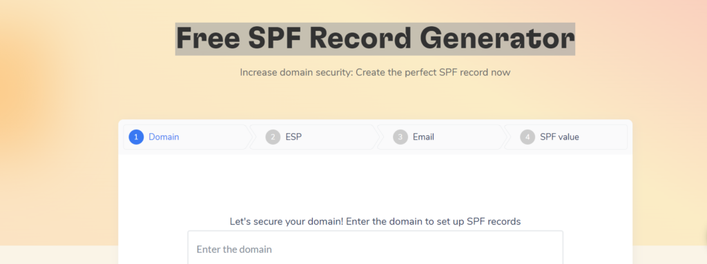 Free SPF Record Generator