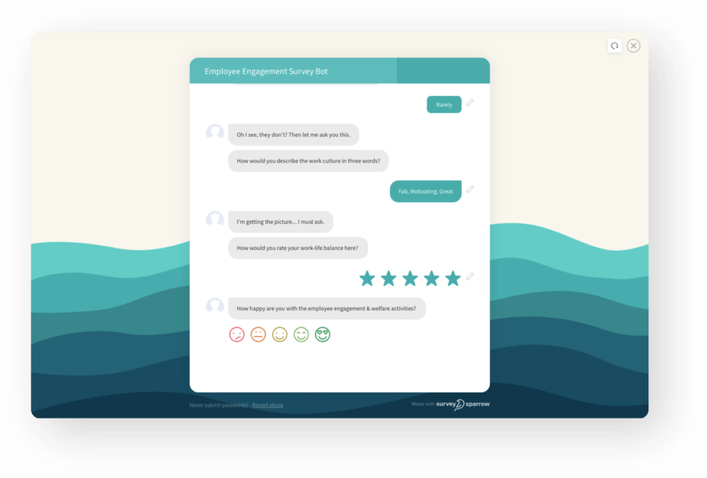 create stunning surveys with themes