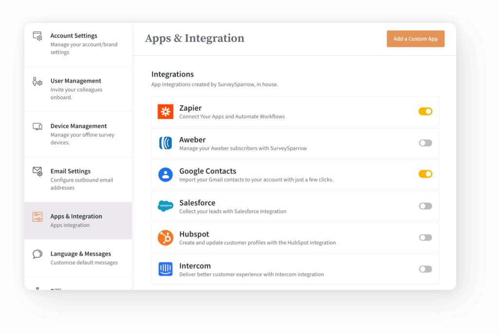 extend capabilities with native integrations