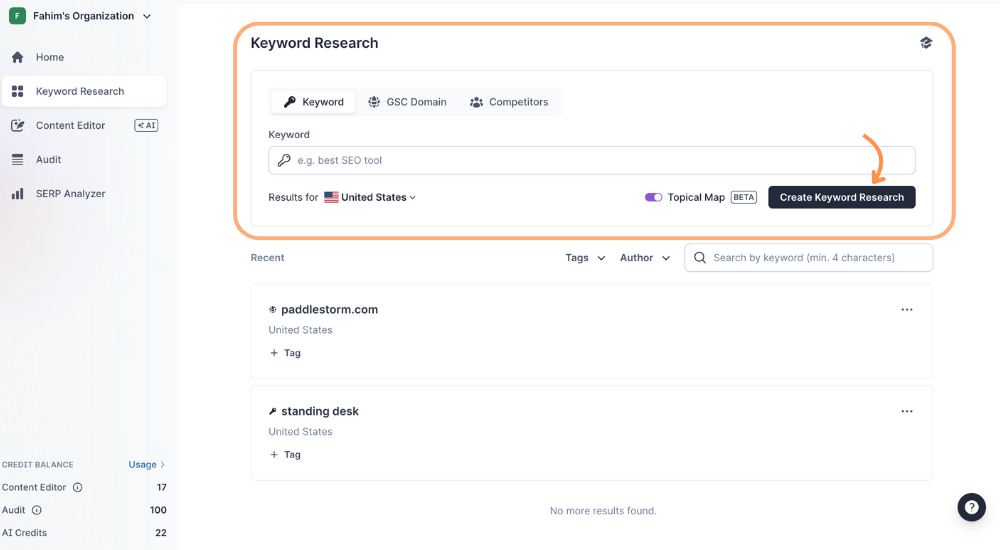 keyword research