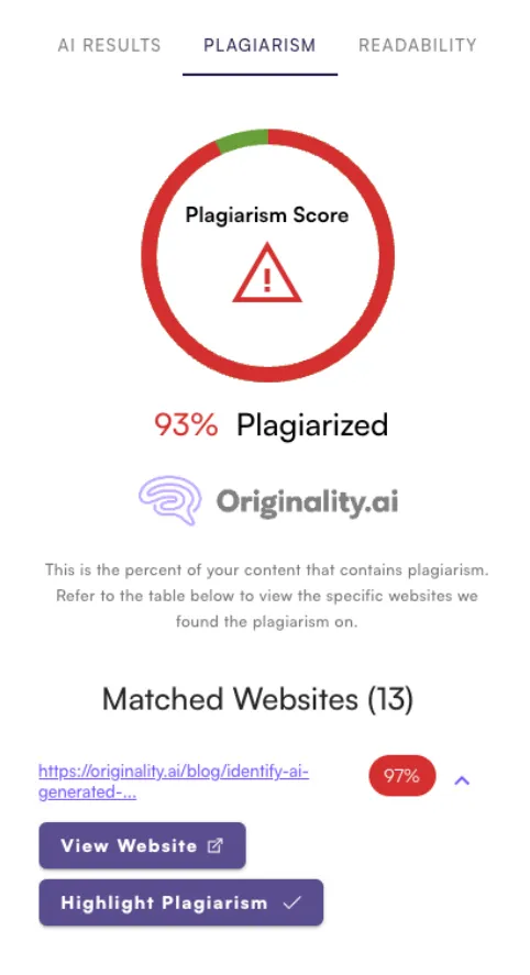 plagarism checker