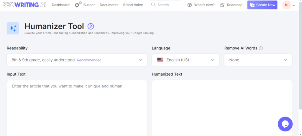 seowriting.ai humaniser