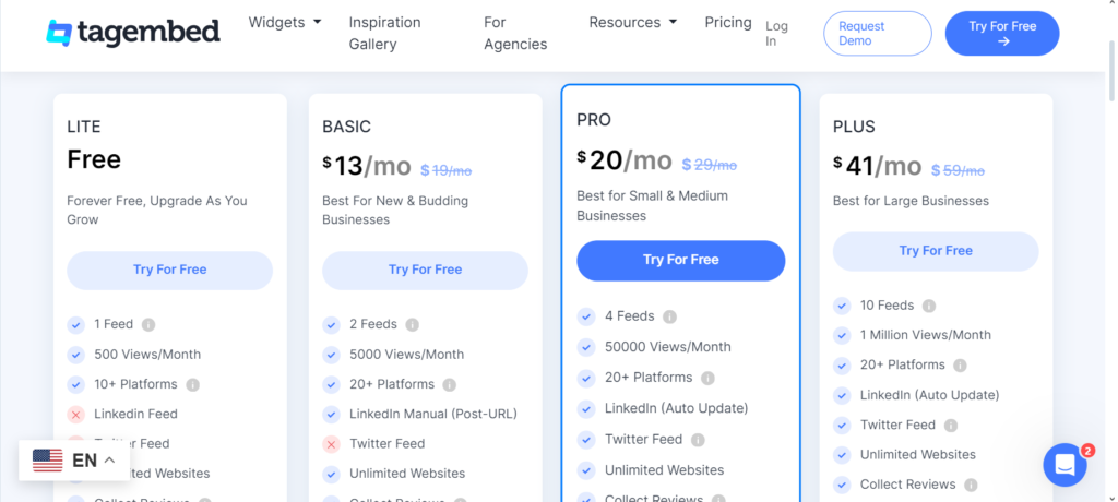 tagembed pricing