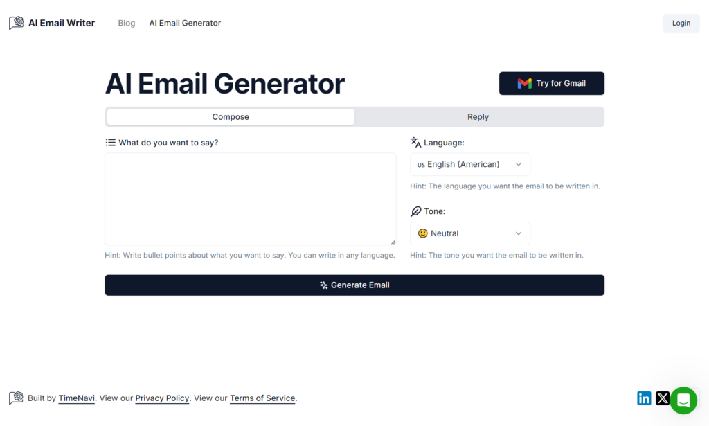 AI Email Generator