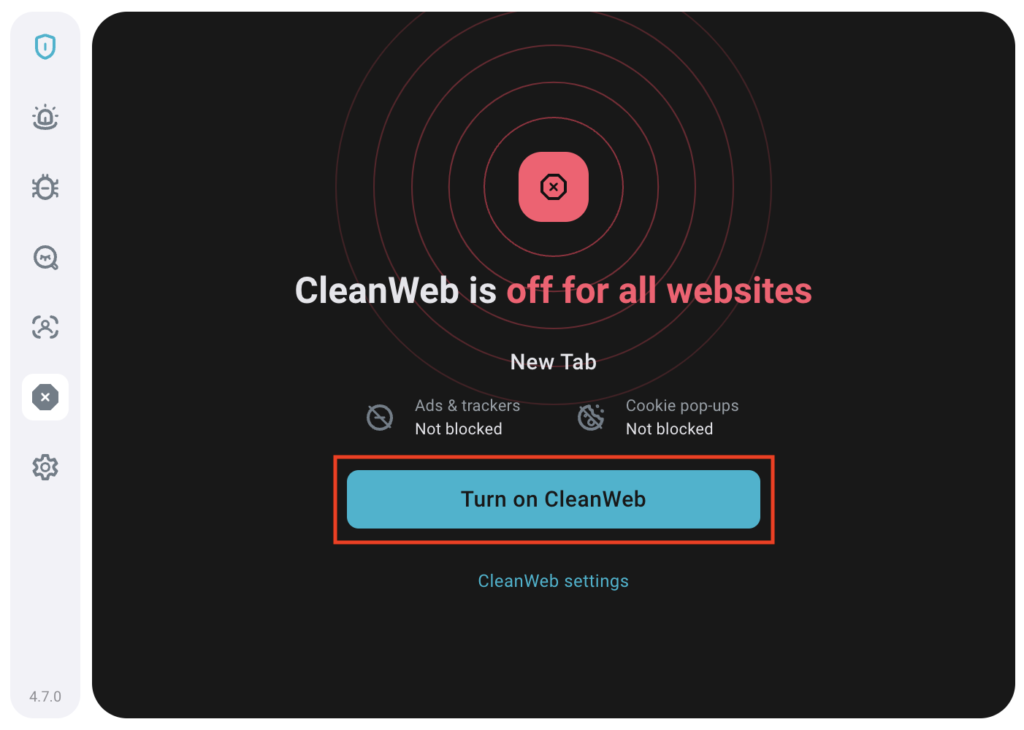 clean web